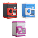 Tirelire Coffre-fort Mot de passe Enfants Jouet Distributeur Automatique de Billets, Noir Rouge, Blanc Bleu, Blanc Rose, Panda, Noir Rougeâtre, Vert, Rouge&Noir