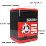 Tirelire Coffre-fort Mot de passe Enfants Jouet Distributeur Automatique de Billets, Noir Rouge, Blanc Bleu, Blanc Rose, Panda, Noir Rougeâtre, Vert, Rouge&Noir
