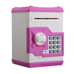 Tirelire Coffre-fort Mot de passe Enfants Jouet Distributeur Automatique de Billets, Noir Rouge, Blanc Bleu, Blanc Rose, Panda, Noir Rougeâtre, Vert, Rouge&Noir