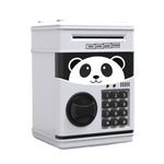 Tirelire Coffre-fort Mot de passe Enfants Jouet Distributeur Automatique de Billets, Noir Rouge, Blanc Bleu, Blanc Rose, Panda, Noir Rougeâtre, Vert, Rouge&Noir