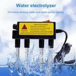 2 pièces d'outils de test d'électrolyse domestique, testeur de pureté de l'eau, testeur de pH, testeur de qualité de l'eau