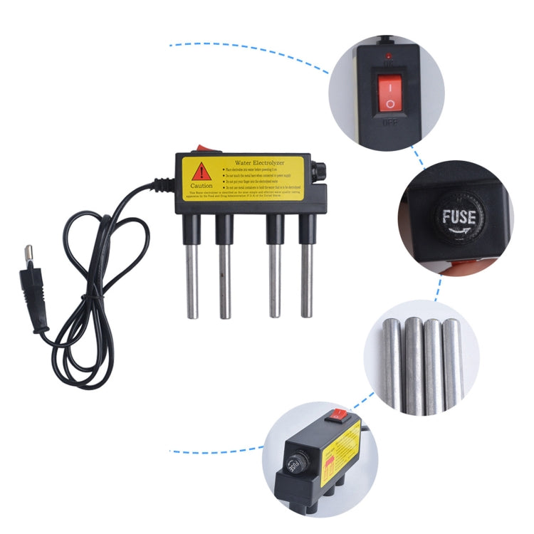 2 pièces d'outils de test d'électrolyse domestique, testeur de pureté de l'eau, testeur de pH, testeur de qualité de l'eau