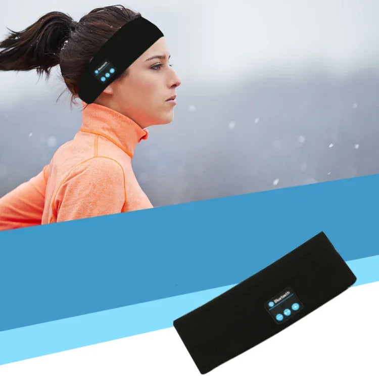 Bandeau de sport Bluetooth avec casque intégré, pour la course en extérieur et le yoga, absorbant la transpiration, noir, gris, gris foncé