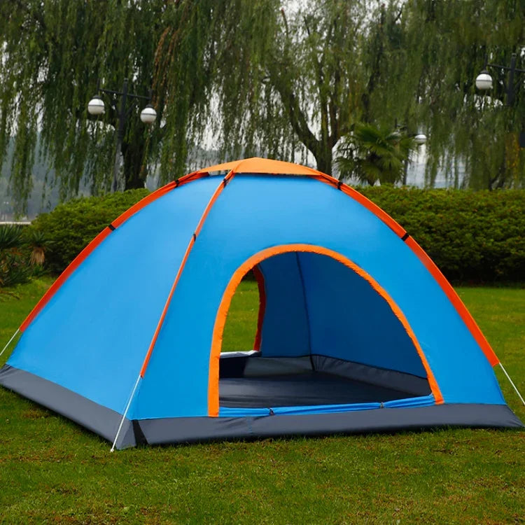 Tente automatique imperméable à la pluie et au soleil pour camping extérieur plage installation rapide, pour une personne, pour deux personnes, pour 3-4 personnes