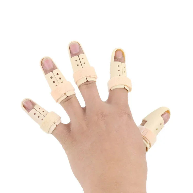 Attelle de doigt 4 PCS Attelle de soutien de doigt réglable pour l'arthrite des doigts, les douleurs articulaires, les blessures aux doigts, n° 0 : 38-42 mm, n° 1 : 42-48 mm, n° 2 : 48-52 mm, n° 3 : 52-55 mm, n° 4 : 55-60 mm, n° 5 : 60-65 mm