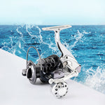 Moulinet de pêche 13 axes anti-eau de mer, moulinet spinning tout métal, planche en fer, moulinet de pêche pour bateau, types 1000, 2000, 3000, 4000, 5000, 6000, 7000