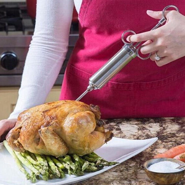 Seringue à assaisonnement en acier inoxydable pour dinde, seringue à assaisonnement de cuisine, 8 en 1, 9 en 1, 10 en 1