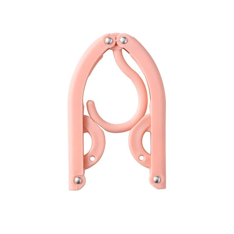 3 cintres pliables de voyage portables, étendoir multifonction en plastique, 3 roses, 3 verts, 3 beiges, 3 bleus