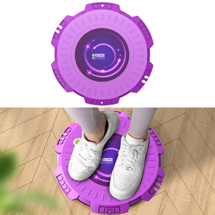 KINGZE planche de torsion pour la taille à domicile équipement de fitness machine de torsion abdominale tournante, violet, vert frais, violet + corde de traction, vert frais + corde de traction