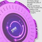 KINGZE planche de torsion pour la taille à domicile équipement de fitness machine de torsion abdominale tournante, violet, vert frais, violet + corde de traction, vert frais + corde de traction