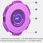 KINGZE planche de torsion pour la taille à domicile équipement de fitness machine de torsion abdominale tournante, violet, vert frais, violet + corde de traction, vert frais + corde de traction