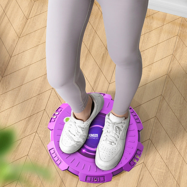 KINGZE planche de torsion pour la taille à domicile équipement de fitness machine de torsion abdominale tournante, violet, vert frais, violet + corde de traction, vert frais + corde de traction