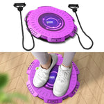 KINGZE planche de torsion pour la taille à domicile équipement de fitness machine de torsion abdominale tournante, violet, vert frais, violet + corde de traction, vert frais + corde de traction