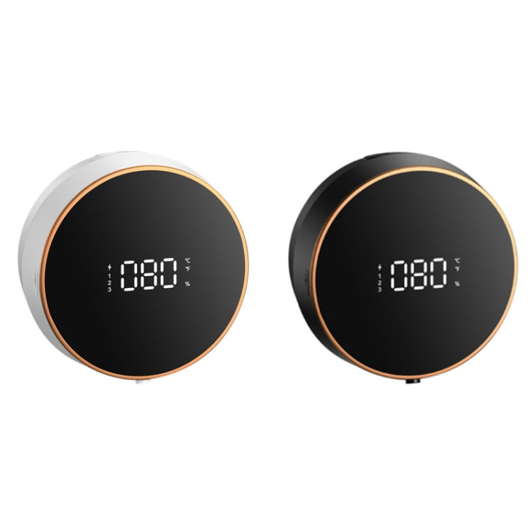 Distributeur de savon mousse intelligent mural W1 à capteur infrarouge, chargement USB, blanc, noir