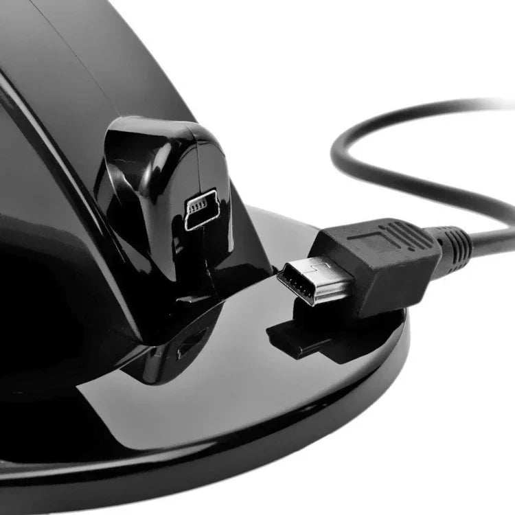 Station de charge LED double port USB pour manettes PS4/PS4 Pro/PS4 Slim, compatible Sony PlayStation 4 (PS4/PS4 Pro/PS4 Slim).
