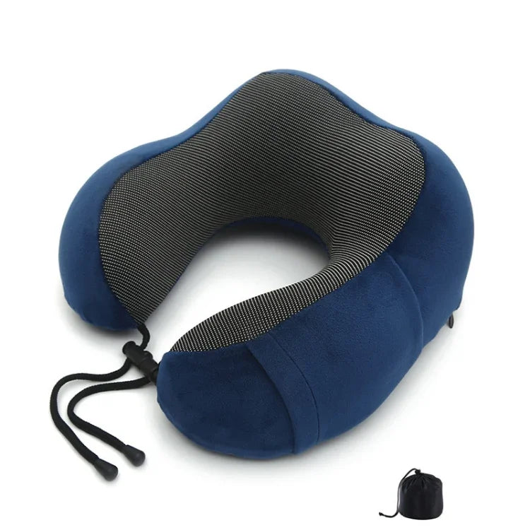 Oreiller en mousse à mémoire magnétique en forme de U, adapté pour le voyage, Oreillers solides