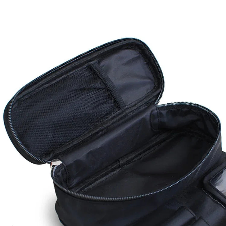 Trousse de Toilette Trousse de Rangement pour Pinceaux de Maquillage Trousse de Maquillage Pliable Multifonctionnelle