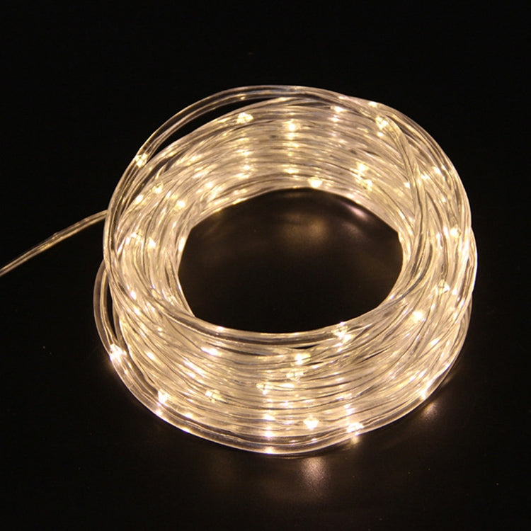 Guirlande lumineuse tube pour décoration de fête, lumière LED pour jardin avec télécommande, Spécifications : 7m 50 LED USB, 12m 100 LED USB