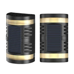 HP-2106 80LM 2 LED Capteur de lumière automatique solaire extérieur Applique murale LED de jardin, Lumière blanche, Lumière chaude, Lumière colorée