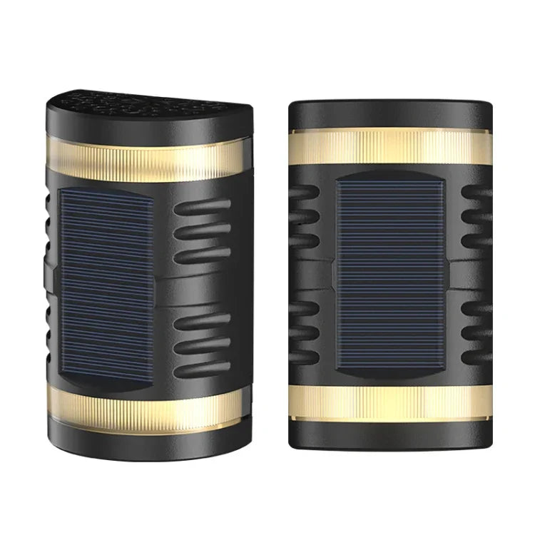 HP-2106 80LM 2 LED Capteur de lumière automatique solaire extérieur Applique murale LED de jardin, Lumière blanche, Lumière chaude, Lumière colorée