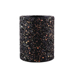 ZOREYA Boîte de rangement pour outils de maquillage, rangement de pinceaux de maquillage anti-poussière, rose, noir