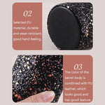 ZOREYA Boîte de rangement pour outils de maquillage, rangement de pinceaux de maquillage anti-poussière, rose, noir