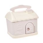 Tirelire de rangement souhaitée pour dessin animé pour enfants, Petite maison bleue, Petite maison rose