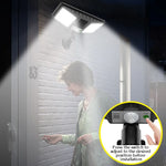 TG-TY081 Lampe Murale Solaire LED à Détection Corporelle Étanche pour Extérieur avec Télécommande, Style : 138 LED Intégré, 160 LED Intégré, 138 COB Intégré, 160 COB Intégré, 138 LED Séparable, 160 LED Séparable, 138 COB Séparable         ...