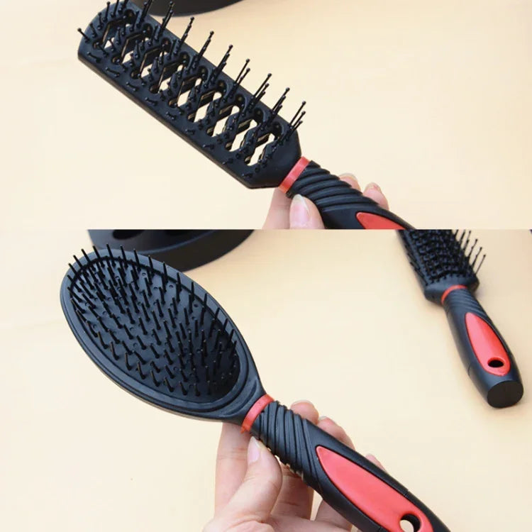 Peigne à Cheveux 6 en 1 avec Socle, Peigne de Massage pour le Cuir Chevelu, Peigne de Beauté