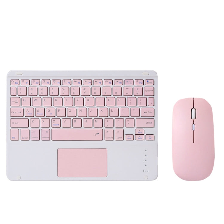 Clavier Bluetooth portable sans fil 871 de 9,7 pouces avec écran tactile pour iPad + ensemble souris, rose + souris, vert menthe + souris, vert + souris, jaune + souris, blanc + souris, noir + souris