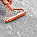 Brosse anti-bouloches pour cheveux, manteau en laine pour vêtements d'hiver, épilateur manuel et brosse anti-poils, bleu, orange