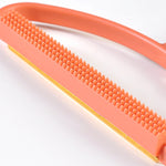 Brosse anti-bouloches pour cheveux, manteau en laine pour vêtements d'hiver, épilateur manuel et brosse anti-poils, bleu, orange