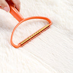 Brosse anti-bouloches pour cheveux, manteau en laine pour vêtements d'hiver, épilateur manuel et brosse anti-poils, bleu, orange