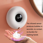 Distributeur de savon automatique mural intelligent ZC01, mousseur à induction, ZC01 Blanc