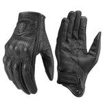 GHOST RACING GR-ST06 Gants de moto en cuir respirants pour écran tactile, anti-chute, M, L, XL