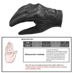 GHOST RACING GR-ST06 Gants de moto en cuir respirants pour écran tactile, anti-chute, M, L, XL