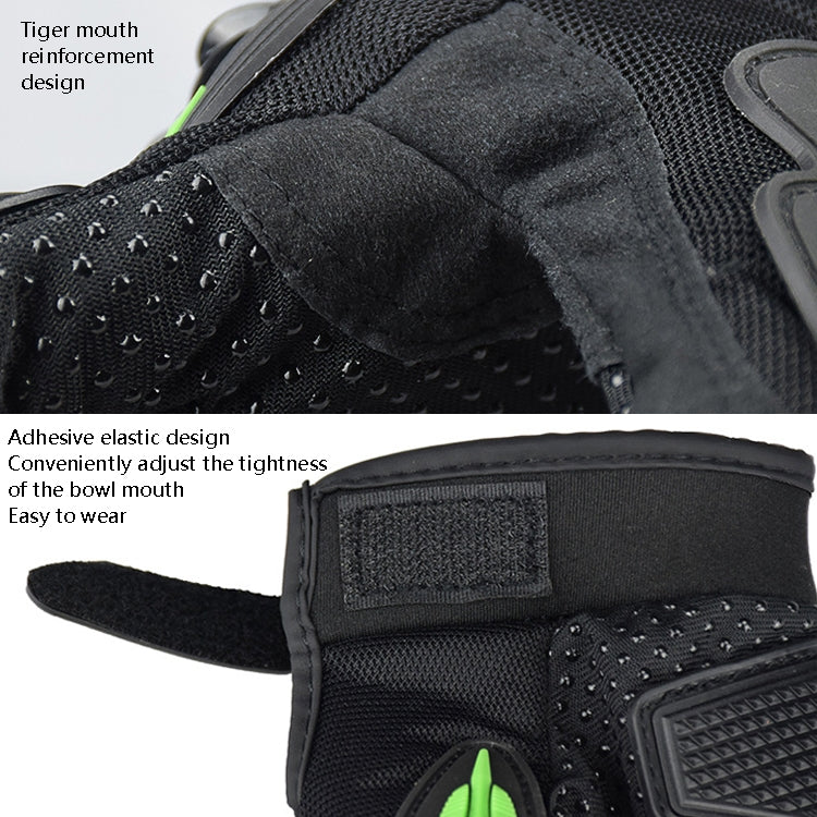 GHOST RACING GR-ST04 Gants de moto anti-chute pour le cyclisme à doigt complet, L, XXL, M, XL