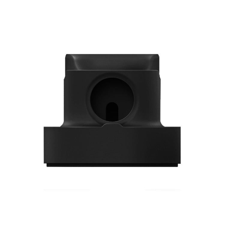 Support de chargement de montre intelligente 2 en 1, support de chargement de montre en silicone de bureau pour Apple Watch, noir, blanc, rose, bleu profond, gris