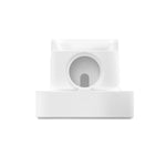 Support de chargement de montre intelligente 2 en 1, support de chargement de montre en silicone de bureau pour Apple Watch, noir, blanc, rose, bleu profond, gris