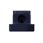 Support de chargement de montre intelligente 2 en 1, support de chargement de montre en silicone de bureau pour Apple Watch, noir, blanc, rose, bleu profond, gris