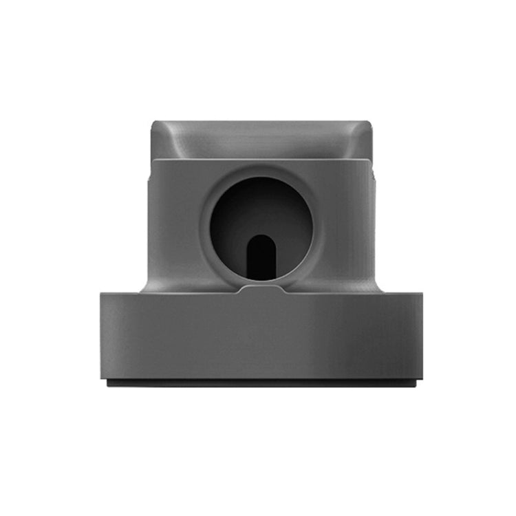 Support de chargement de montre intelligente 2 en 1, support de chargement de montre en silicone de bureau pour Apple Watch, noir, blanc, rose, bleu profond, gris