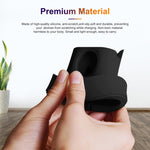 Support de chargement de montre intelligente 2 en 1, support de chargement de montre en silicone de bureau pour Apple Watch, noir, blanc, rose, bleu profond, gris