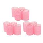 Lot de 12 bigoudis auto-adhésifs pour cheveux, outils de coiffure moelleux, livraison de couleur aléatoire, 63x44mm, 63x32mm, 63x40mm, 63x24mm, 63x36mm, 63x48mm, 63x28mm