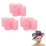 Lot de 12 bigoudis auto-adhésifs pour cheveux, outils de coiffure moelleux, livraison de couleur aléatoire, 63x44mm, 63x32mm, 63x40mm, 63x24mm, 63x36mm, 63x48mm, 63x28mm