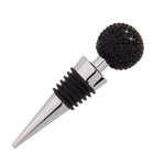 Bouchon de vin rouge en forme de boule de cristal, en alliage de zinc et diamant, pour conserver le vin, coloris : blanc, rose, grand rouge, noir, noir brillant, AB, bleu lac