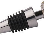 Bouchon de vin rouge en forme de boule de cristal, en alliage de zinc et diamant, pour conserver le vin, coloris : blanc, rose, grand rouge, noir, noir brillant, AB, bleu lac