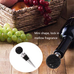Bouchon de vin rouge en forme de boule de cristal, en alliage de zinc et diamant, pour conserver le vin, coloris : blanc, rose, grand rouge, noir, noir brillant, AB, bleu lac