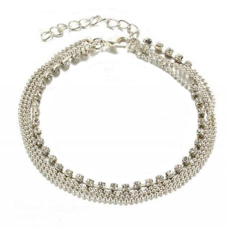 Cheville Chaîne Femme Bijoux De Pied Simple Mince Réglable Fil Cheville Été Plage