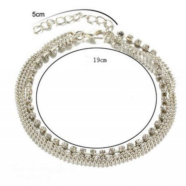 Cheville Chaîne Femme Bijoux De Pied Simple Mince Réglable Fil Cheville Été Plage