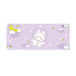 Tapis de souris chauffant électrique intelligent avec affichage numérique et minuterie pour bureau, prise CN, Lapin 80x33cm, Noir 80x33cm, Vert 60x36cm, Gris 60x36cm